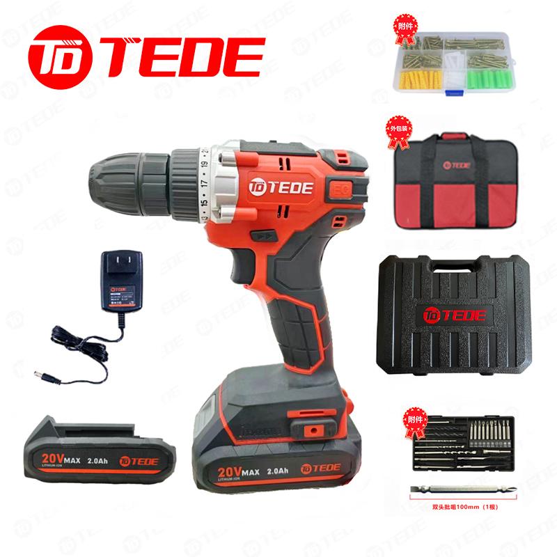 TEDE YD-5090 TEDE无刷充电式锂电电钻组套 YD-5090 （单位：套） 两电一充 （单位：套）
