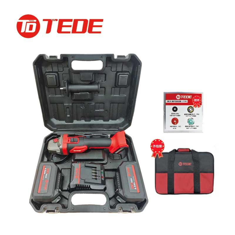 TEDE YD-5091 TEDE无刷充电式锂电角磨机 YD-5091 （单位：套） 两电一充 （单位：套）