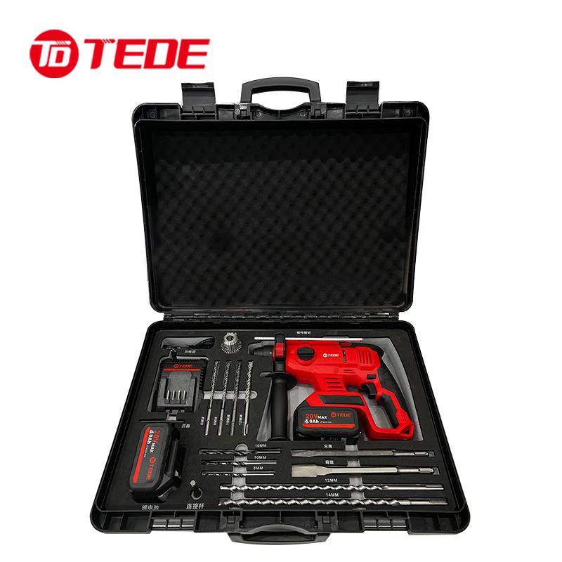 TEDE YD-5248 TEDE充电式锂电电锤钻/冲击钻17件套 YD-5248 （单位：套） 两电一充 （单位：套）
