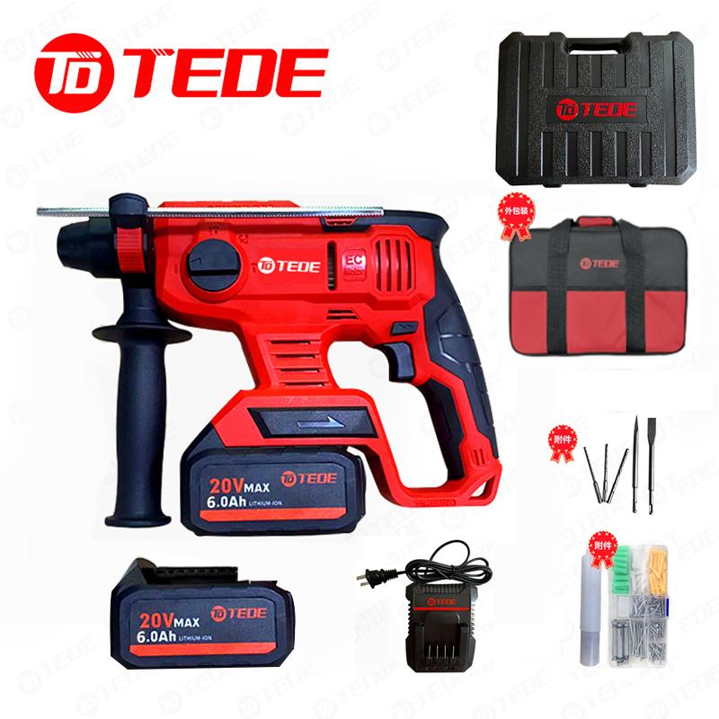 TEDE TE-5092 TEDE锂电电锤钻 TE-5092 （单位：台） 两电一充 电压：20V （单位：台）