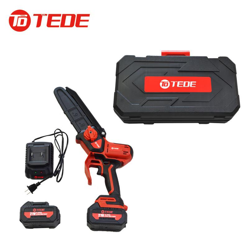 TEDE YD-6008 TEDE锂电无刷充电式大功率8寸单手锯 YD-6008 （单位：套） 6.0Ah 两电一充 （单位：套）