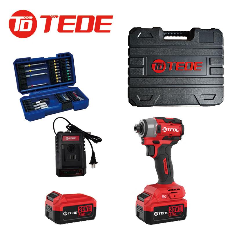 TEDE YD-5055 TEDE充电式锂电起子机45件套 YD-5055 （单位：套） 4.0Ah&nbsp;两电一充 （单位：套）