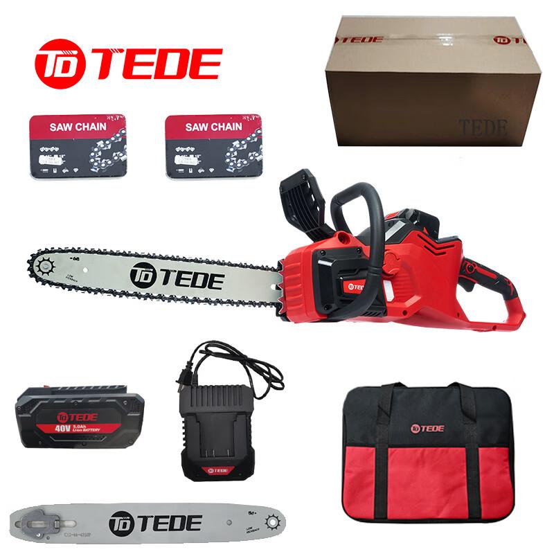 TEDE YD-58214 TEDE锂电充电式链锯 YD-58214 （单位：套） 40V 5.0Ah 一电一充 （单位：套）