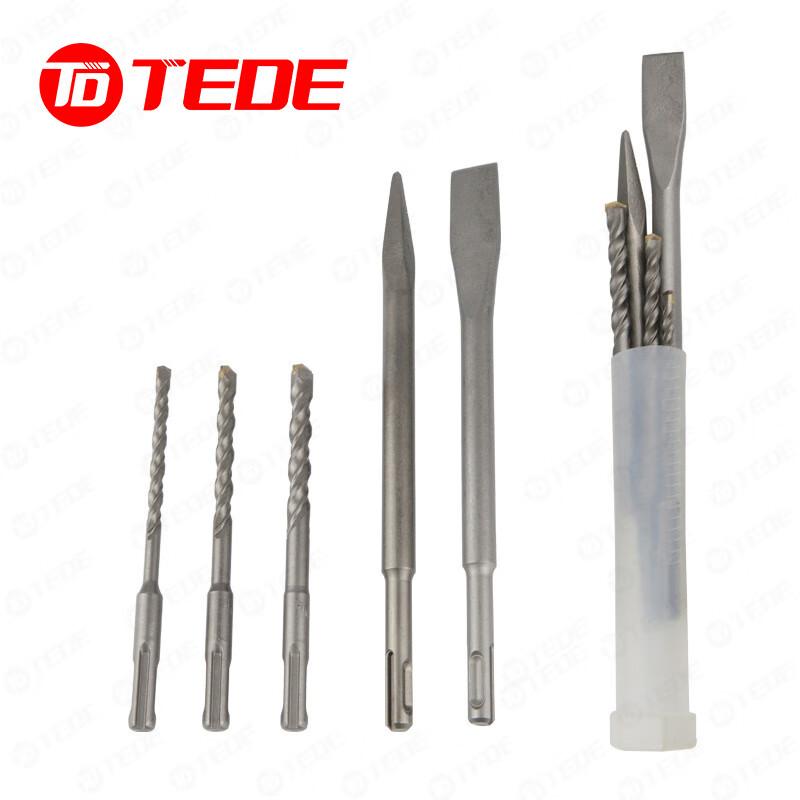 TEDE YD-6505 TEDE电锤钻头组合套装 YD-6505 （单位：套） 5件套 （单位：套）