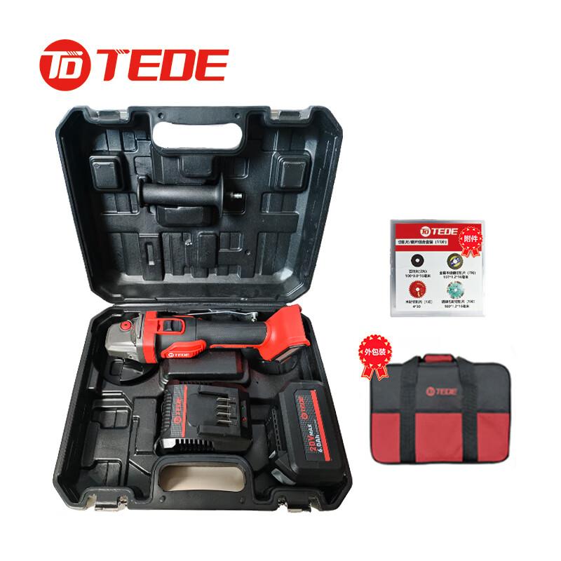 TEDE TD-9260 TEDE 100mm无刷充电式锂电研磨机 一电一充 TD-9260 （单位：套） 一电一充 （单位：套）