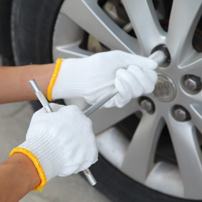 德力博（HONTEDE） 棉线劳保手套 500g HG-3095白色 （单位：打）