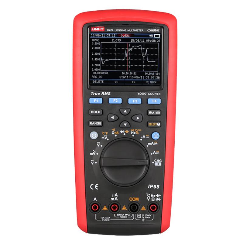 优利德（UNI-T） 真有效值工业记录万用表 CSG8181 （单位：台）