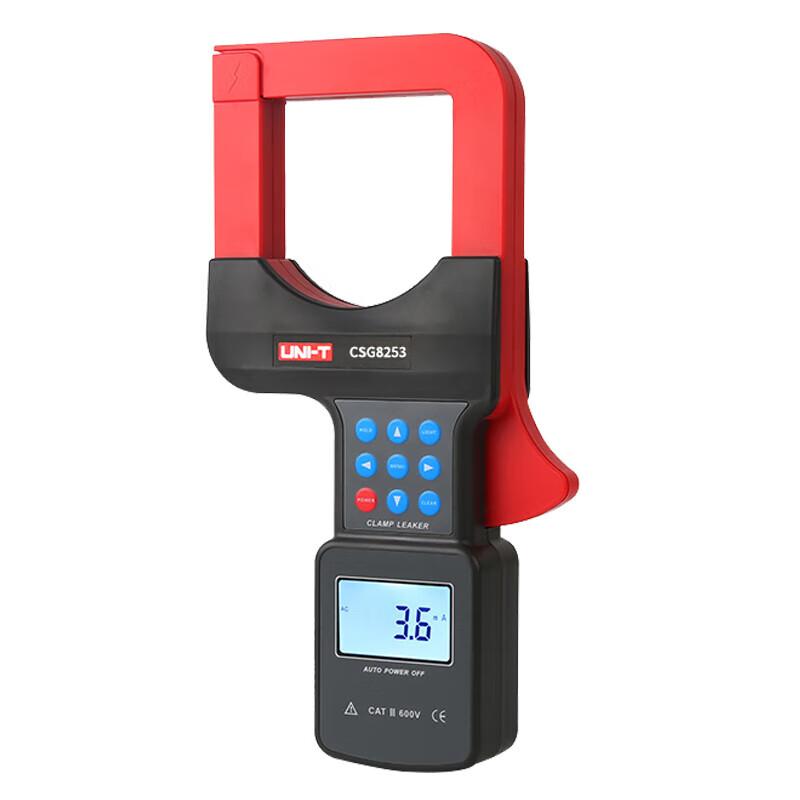 优利德（UNI-T） 大口径漏电电流钳表 钳口尺寸：80mm×80mm CSG8253 （单位：套）