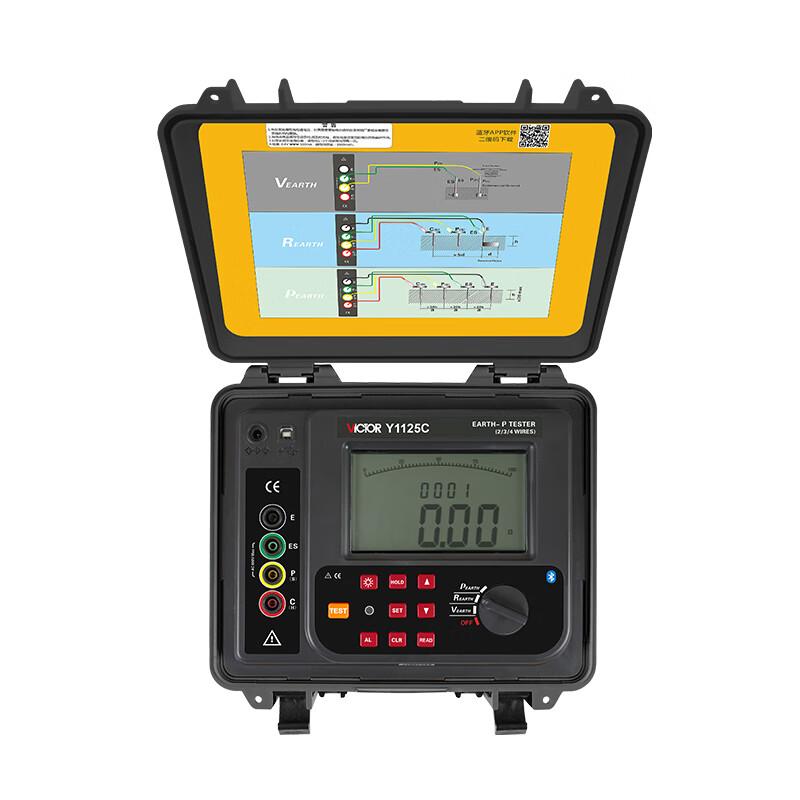胜利仪器（VICTOR） 接地电阻测试仪 可测土壤电阻率 Y1125C （单位：台）