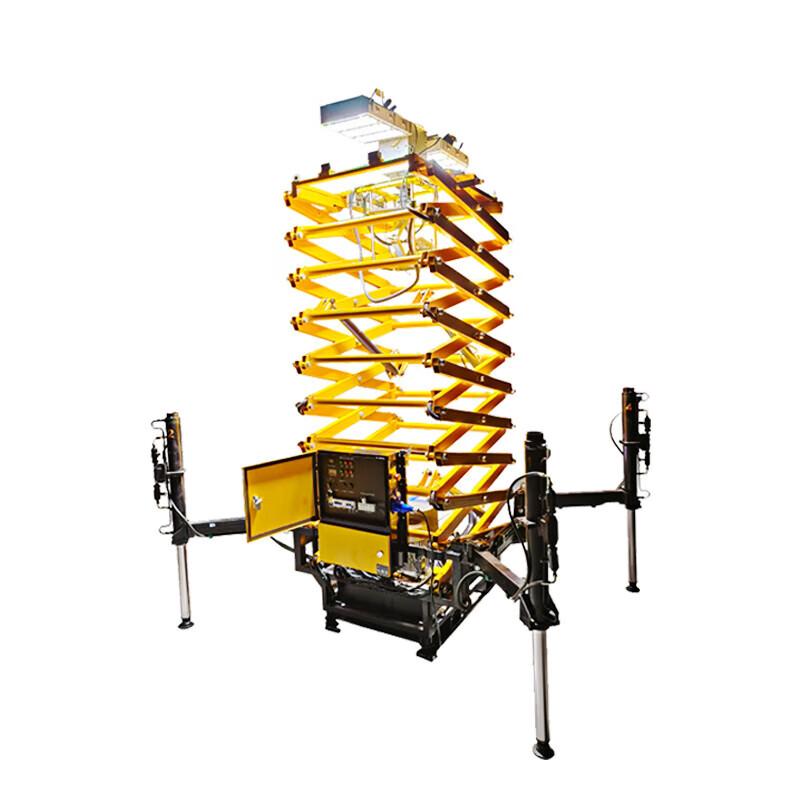 正辉（CHHI） 多功能移动照明灯塔 220V 6×230W IP65 升起高度10m YCL8227黄色 （单位：台）