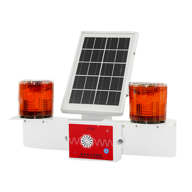 正辉（CHHI） 太阳能声光警示灯 0.4W DC5.5V IP67 红色 YCL8327红色 （单位：盏）