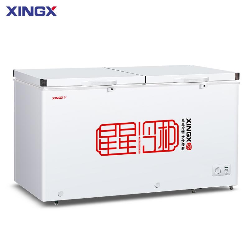 星星（XINGX）506升曲底双温减霜七档温控调节顶开门2级能效冷藏冷冻柜 BCD-506GC （单位：台）