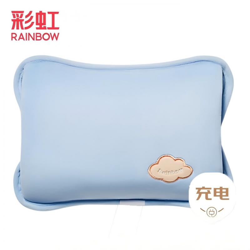彩虹（rainbow）免洗亲肤绒插手电热暖手宝蓝色 T322-L （单位：个）