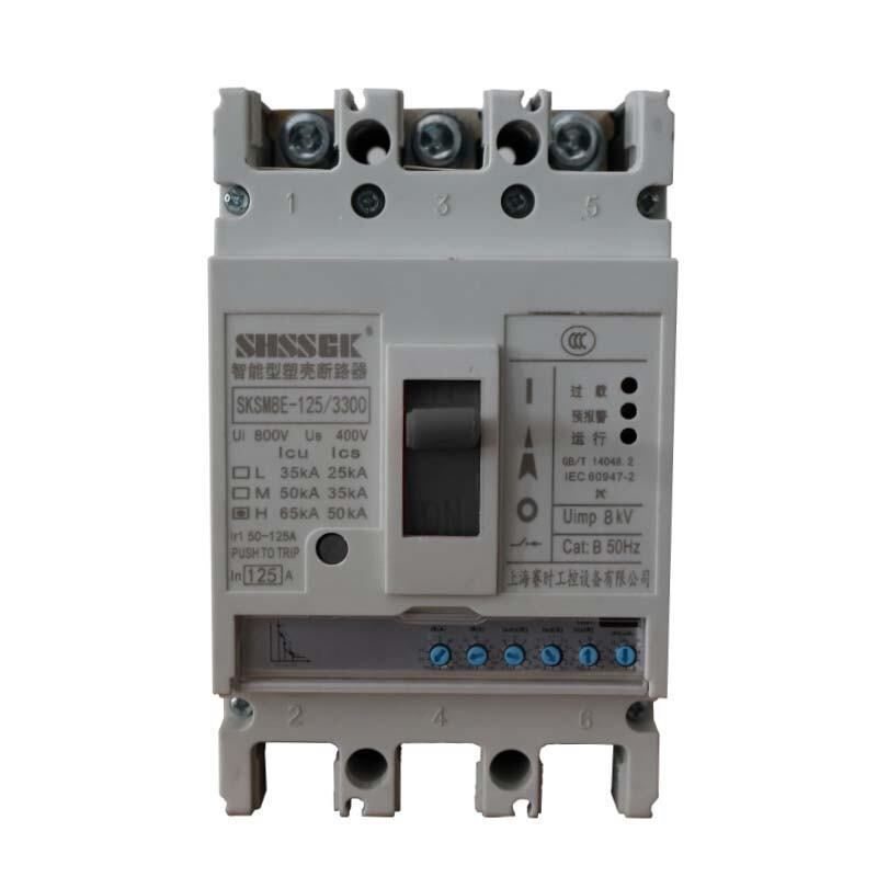 赛时工控(SHSSGK)  电子式塑料外壳式断路器 (单位:只) SKSM8E-125/3300 125A浅灰 （单位：只）