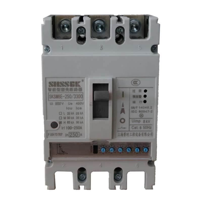 赛时工控(SHSSGK) 电子式塑料外壳式断路器 (单位:只) SKSM8E-250/3300 250A浅灰 （单位：只）