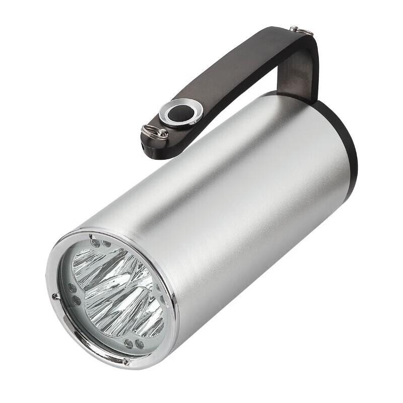 赛时工控(SHSSGK) DC11.1V 9W IP68 强光8h 工作光16h 频闪32h 白光LED 色温6500k 手提式防爆探照灯 (计价单位：盏) SKSZD8-6107银色 （单位：盏）