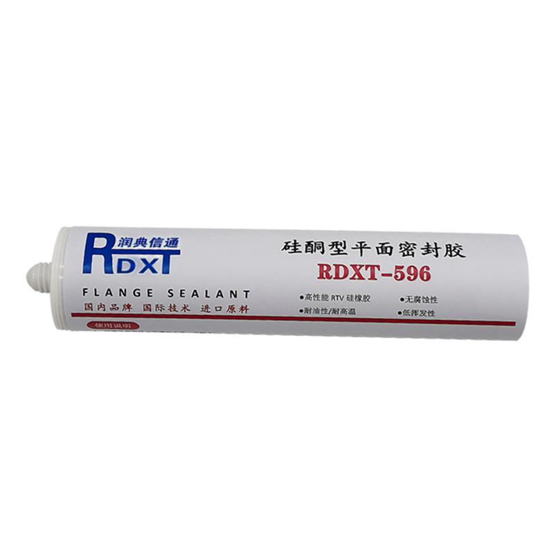 润典信通 RDXT-596 300ml/支/10支1盒 硅酮型平面密封胶 RDXT-596红色 （单位：盒）