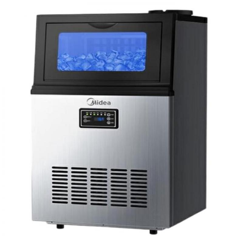 美的（Midea）商用制冰机方块冰中小型奶茶店摆摊吧台制冰器日产25KG全自动冰块制造机 MBS-50F16E （单位：台）