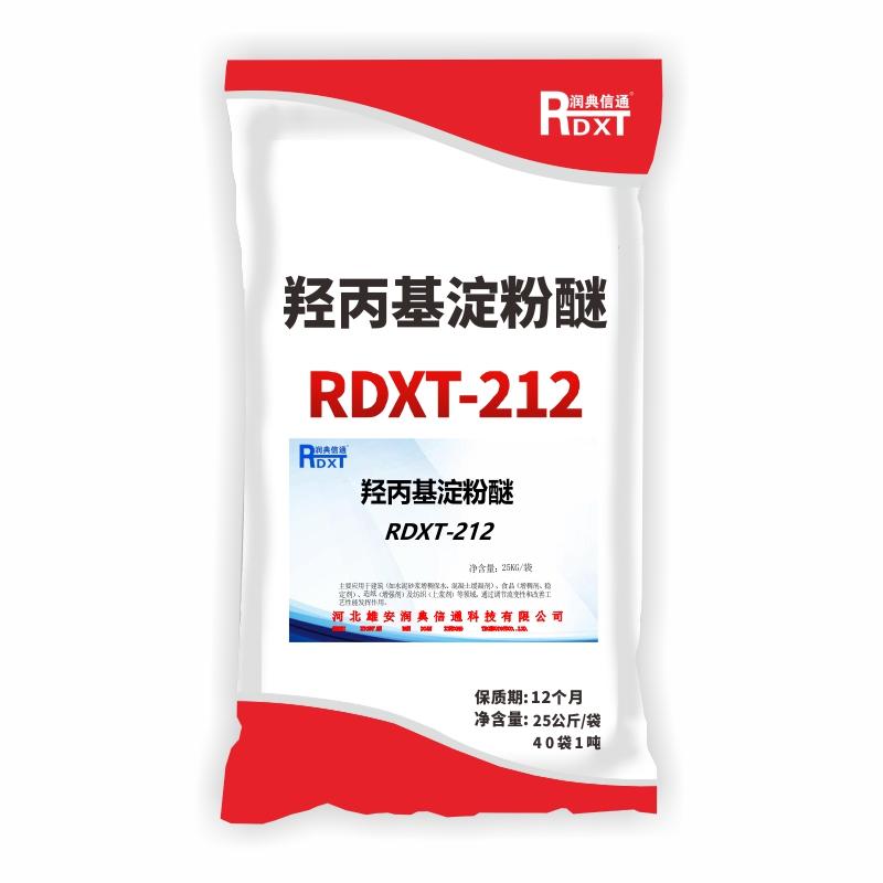 润典信通	羟丙基淀粉醚	RDXT-212 RDXT-212白色 （单位：吨）